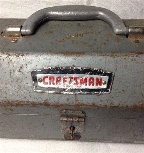 vintage sears craftsman metal tool box model 6516|Vintage Craftsman Metal Tool Box for sale .